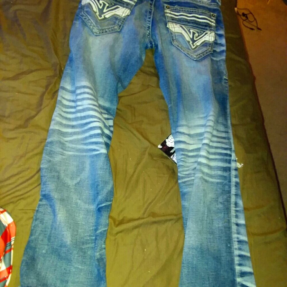 Mens size 34 american fighter straight leg jeans